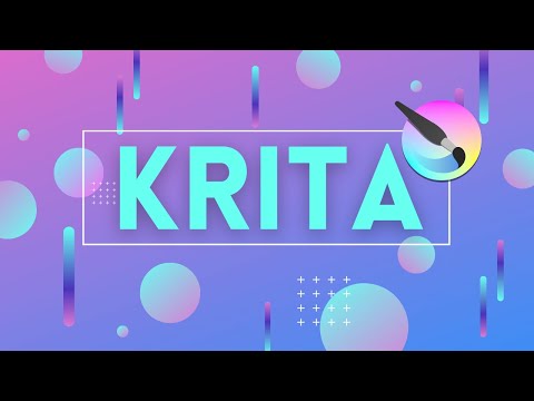 How to paint in KRITA (for beginners)/ (English Subtitles)