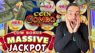 🥇 MASSIVE JACKPOT ⇔ All Four COIN COMBO Slot Machines 🎰 Agua Caliente