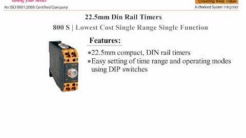 SELEC 800S ANALOG TIMERS