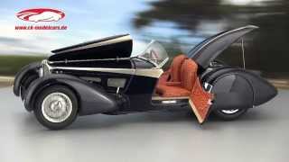ck-modelcars-video: Bugatti 57 SC Corsica Award Winning Roadster Baujahr 1938 CMC