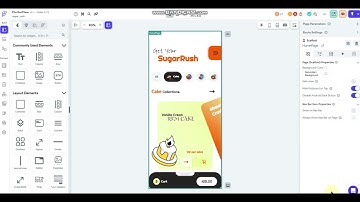 SugarRush Food Delivery App Tutorial - Overview - FlutterFlow