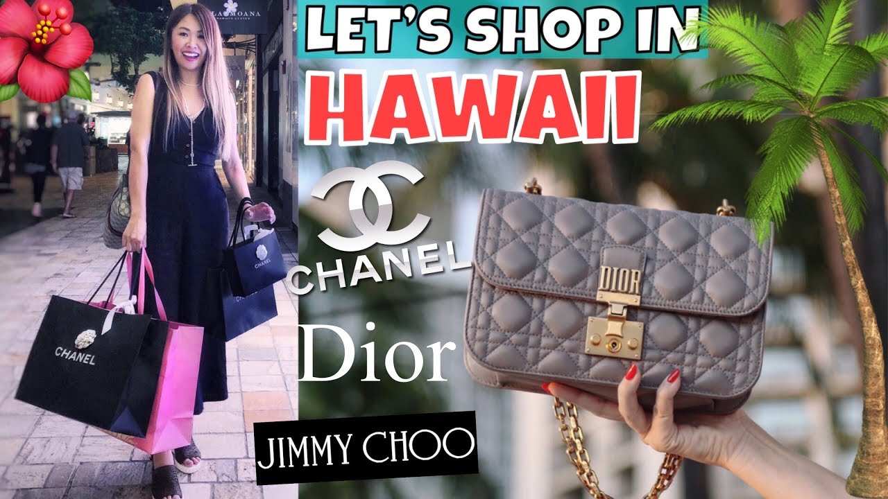 HAWAII LUXURY SHOPPING VLOG 2018 - Part 1 | CHANEL, DIOR, Sightseeing &  Eating - YouTube