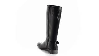 Aria Leather Wide Calf Boot by Comfortview