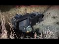 One Vehicle Accident  Rolled  in to creek