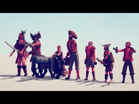 PIRATE FACTION vs EVERY UNIT - Totally Accurate Battle Simulator TABS