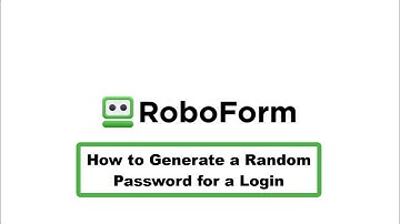 How to Generate a Random Password