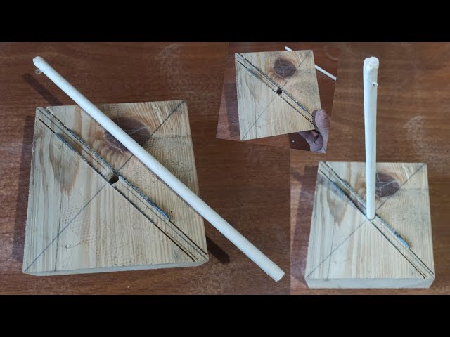 Amazing DIY Dowel Maker with Utility Knife / Homemade Dowel Maker 