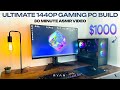 Building a budget 1000 highfps 1440p gaming pc with quality parts  asmr 30 min pc build 2023