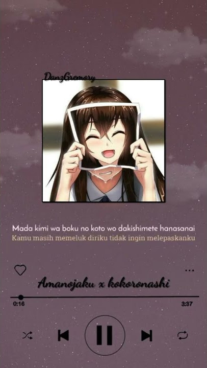 story wa lirik musik japan sad||Amanojaku x kokoronashi