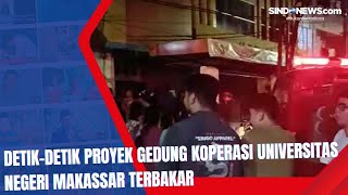 Gedung Koperasi Universitas Negeri Makassar Terbakar, Diduga Korsleting Termos Listrik