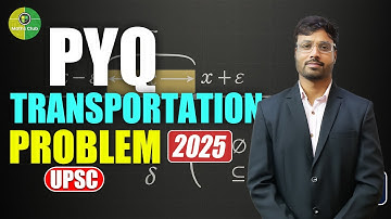 PYQ Transportation Problem Explained by Sharath Kumar Sir | Class 12 & Competitive Exams | Maths