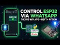 How to control your ESP32 using WhatsApp | Python & MQTT