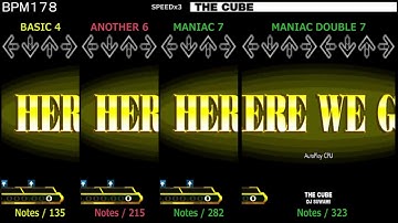 DDR / THE CUBE - SINGLE & MANIAC DOUBLE (DanceDanceRevolution 5thMIX)