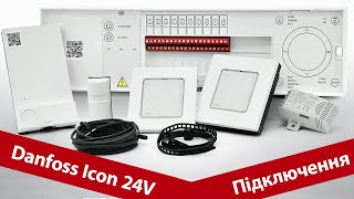 Danfoss Icon 24V. Підключення компонентів системи (2/6)