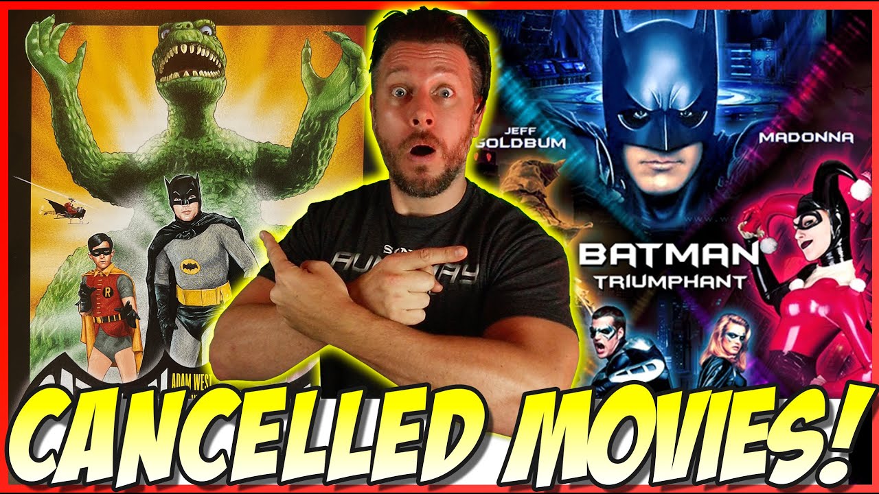 4 Batman Movies That ALMOST Happened Pt 1 (Batman Vs Godzilla to Batman Unchained)