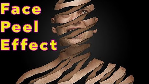 Face Peel Effect Photoshop tutorial