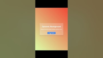 Dynamic Gradient: Color Symphony #htmlbasics#animation