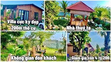 Anh Khiêm giảm giá bán villa nhà vườn nghỉ dưỡng tuyệt đẹp đầy tâm huyết để trang trải công việc