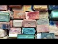 Cutting scary beautiful soap. Dry soap/Relax video # 337