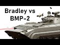 M3a3 bradley vs bmp2  25mm apfsds vs ribbed aluminium armour  armour penetration simulation