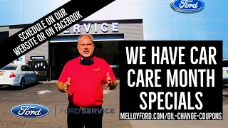 Melloy Ford Car Care Month Specials