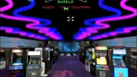 "MAME Arcade" - Recreation: Arcade Cabinet Frontend Intro video.