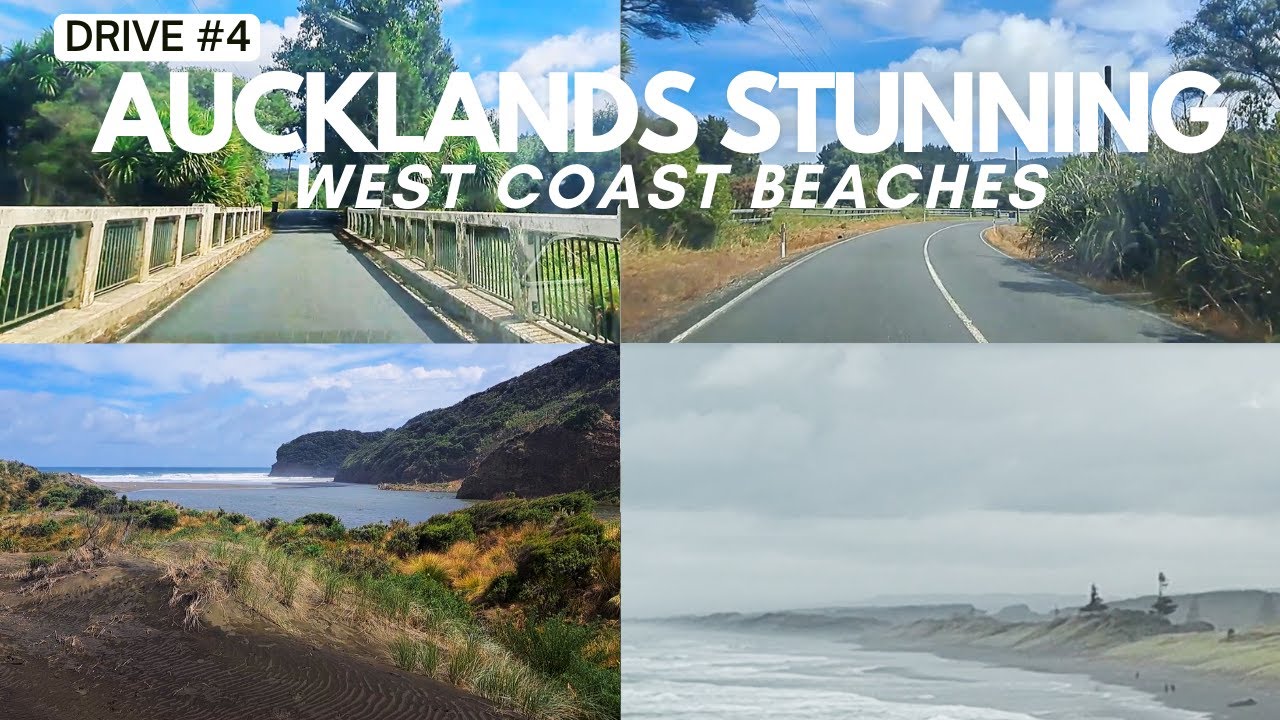 Exploring Auckland's Stunning West Coast Beaches | Ultimate Driving Tour!