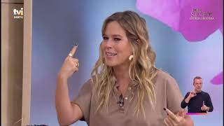 Inês Aires Pereira gets very emotional with a message from the security guard who helped her