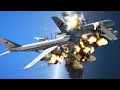 B747 (VC-25) Collides Into  A380 In Mid Air | GTA 5 (4K)