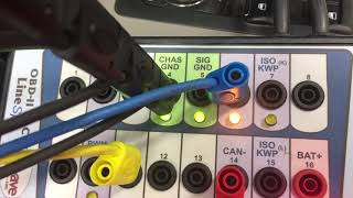 Capturing network communication waveform at the DLC