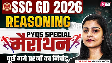 SSC GD Reasoning Marathon 2026 | SSC GD Reasoning PYQ Marathon | by Garima Ma