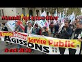 Intervention de stphane audebeau secrtaire de la fsu34 lors de la manifestation du 5 octobre 