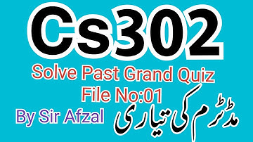 cs302 mid term preparation 2022,cs302 preparation 2022,cs302 lecture 1 to 22 preparation 2022