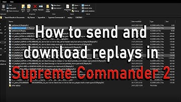 How To Send & Download Replays In Supreme Commander 2 + Replay Folder Shortcut