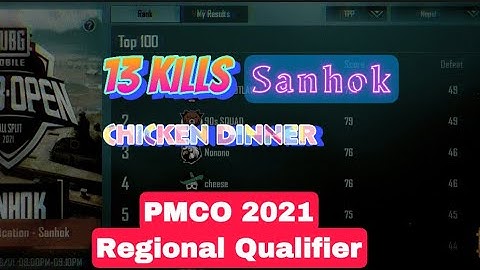 PMCO Nepal 2021 Sanhok |  13 kills