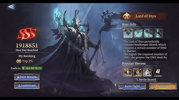 Watcher of Realms - Immortal Codex (Lord of Styx) SSS F2P