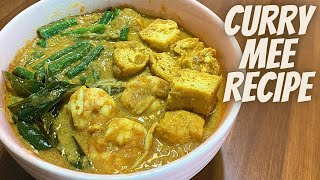 CURRY MEE RECIPE | CURRY MEE MALAYSIAN NOODLE SOUP|MALAYSIAN CURRY MEE SOUP RECIPE|CURRY NOODLE SOUP