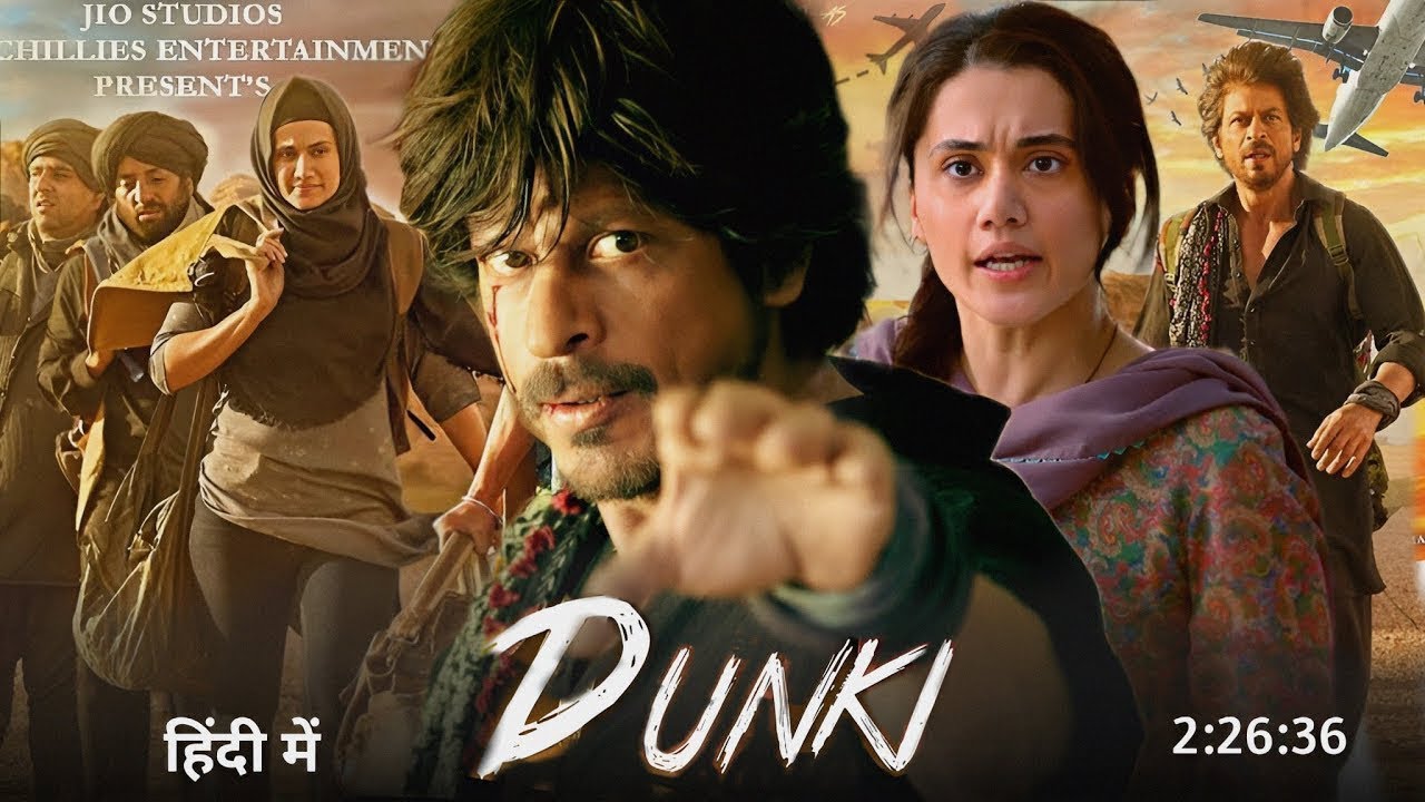 Dunki Full Movie | Shah Rukh Khan | Taapsee,Boman Irani,Rajkumar Hirani | New Bollywood Movie 2023