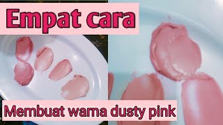 EMPAT CARA MEMBUAT BUTTERCREAM WARNA DUSTY PINK#buttercreamdustypink #buttercreamrosegold screenshot 1
