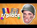 Guerre des pixels reddit rplace  rediffusion squeezie du 0404