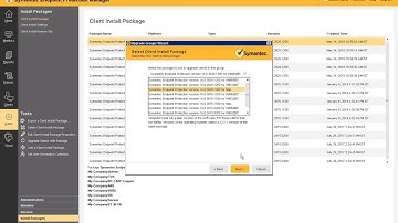 Symantec Endpoint Protection Manager Database  Backup & Restore,How to Upgrade Client with Package