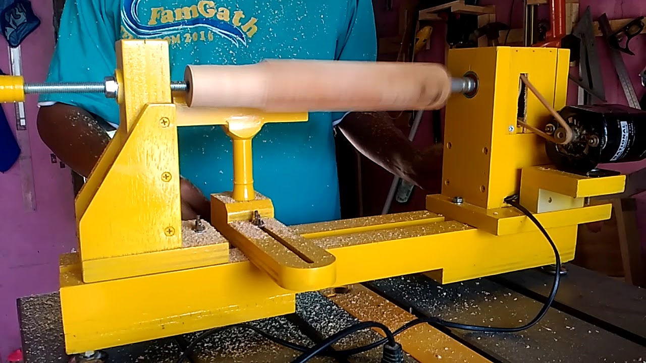 Cara Membuat Mesin  Bubut  Kayu  Mini Seputar Mesin 