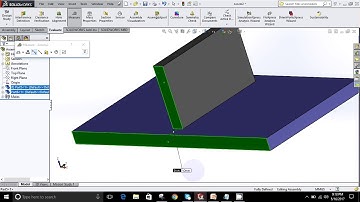 width mate in SolidWorks Assembly