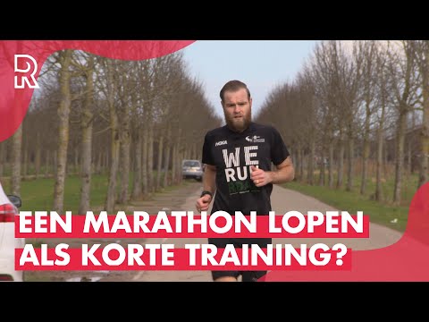 De ROTTERDAM MARATHON ver? Niet voor Gerben, die een DUBBELE loopt als training