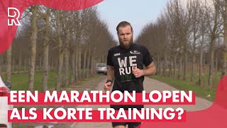 De ROTTERDAM MARATHON ver? Niet voor Gerben, die een DUBBELE loopt als training