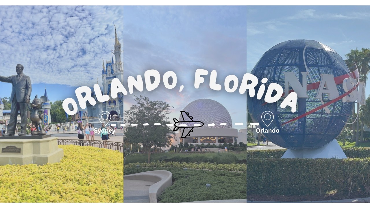 ORLANDO FLORIDA TRAVEL VLOG 🇺🇸 Disney World, Kennedy Space Centre & More