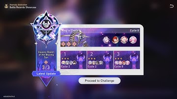 [HSR] 0-Cycle Anomaly Arbitration Clear with E2S1 Cas x E2S1 Cyrene x E1S0 Tribbie and E1S0 Hyacine!