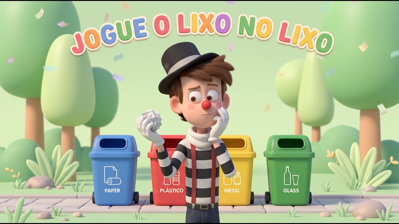 O Mundo de Julieto | Jogue o Lixo no Lixo🗑️ l Limpando o meio ambiente ...