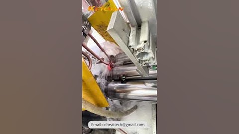 Horizontal automatic induction hardening of axis