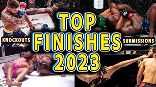 Top MMA Finishes 2023: Knockouts & Submissions - 3